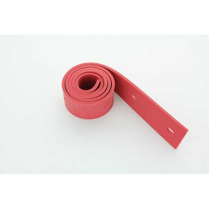 LAMELLE SUCEUR ARRIERE POUR AUTOLAVEUSE TENNANT T5 (TETE 700MM) LINATEX ROUGE